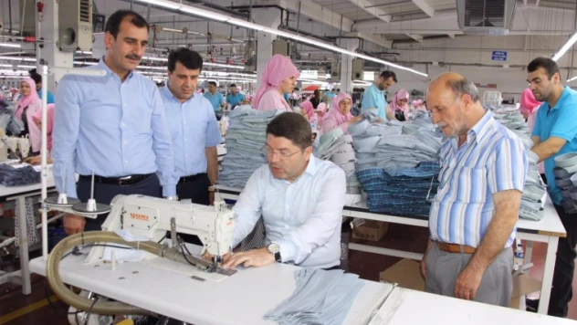 Tunç, OSB'de fabrika ziyaretlerinde bulundu