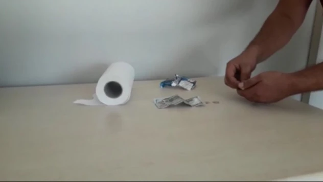 Kağıt havlu rulosundan hazine çıktı