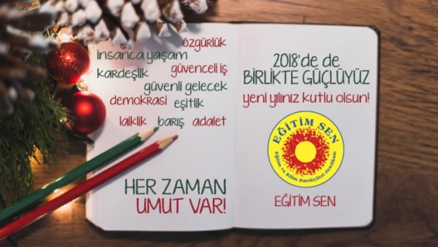 Eğitim Sen'den yeni yıl mesajı