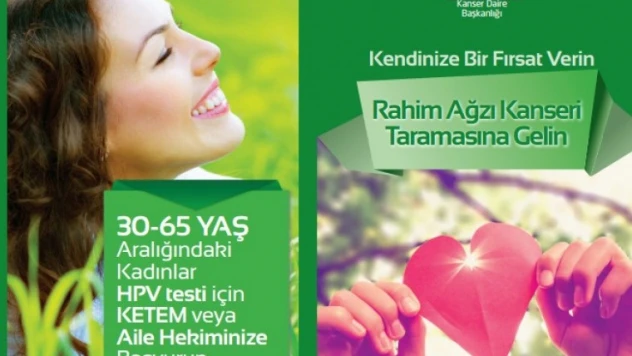Rahim ağzı kanseri kader değil!