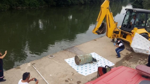 Irmaktaki varilden ceset çıktı