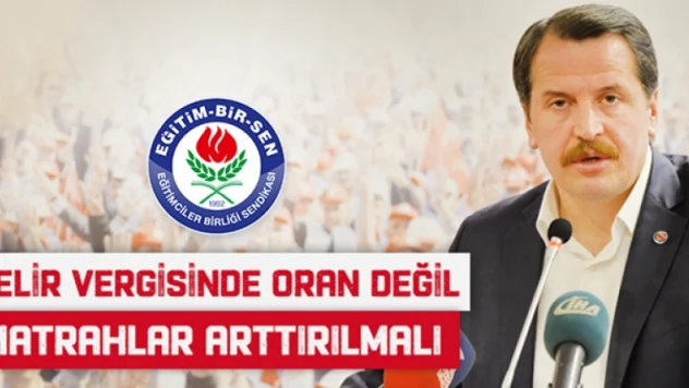 EĞİTİM-BİR-SEN'DEN GELİR VERGİSİNDEKİ ARTIŞA TEPKİ