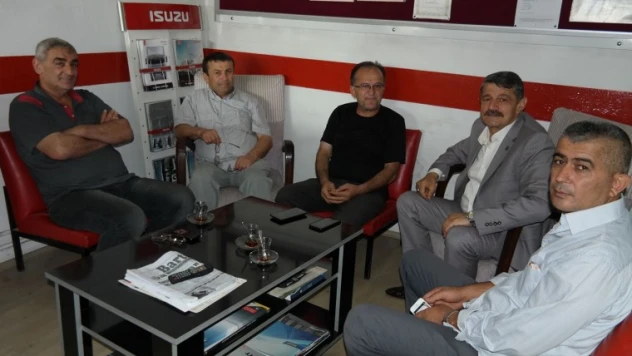 BAŞKAN, TEMELTAŞ VE PERSONELİNİ ZİYARET ETTİ