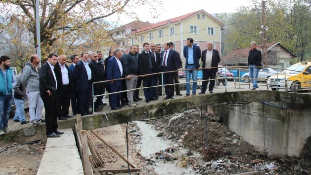 TUNÇ, HASANKADI'DAKİ DERE ISLAH ÇALIŞMALARINI İNCELEDİ