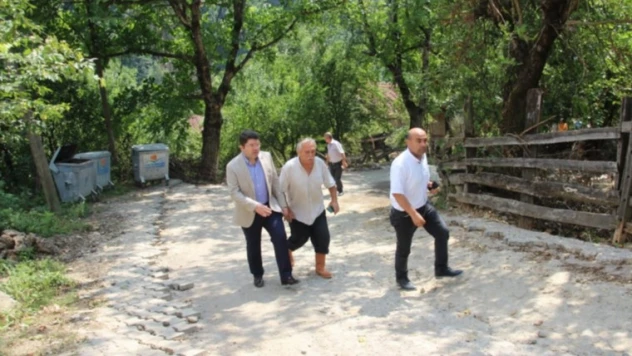 TUNÇ'TAN HASANKADI'YA GEÇMİŞ OLSUN ZİYARETİ