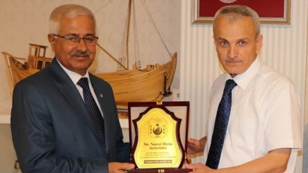 IRAK KERKÜK TÜRKMEN SPOR KULÜBÜNDEN DİRİM'E ZİYARET