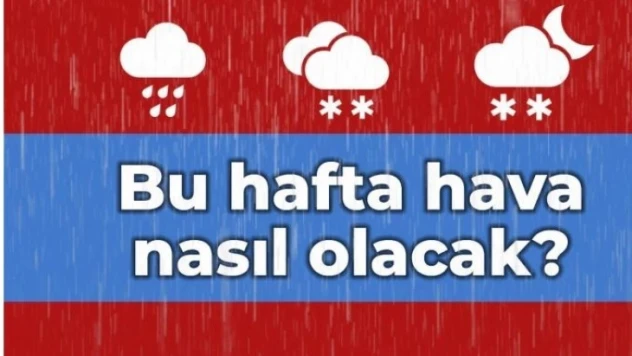 Herkesin merak ettiği hava durumu