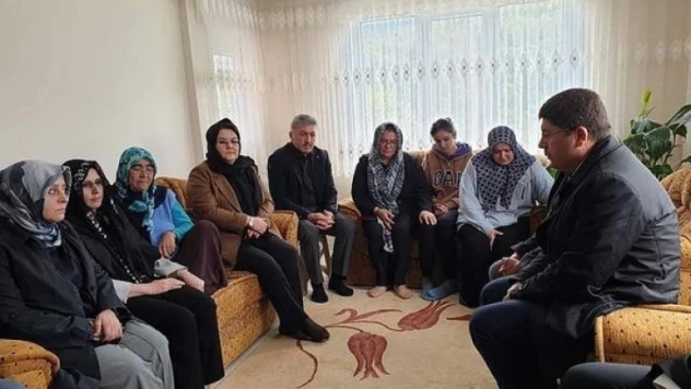 Kalaycı'dan şehit madenci ailelerine taziye ziyareti