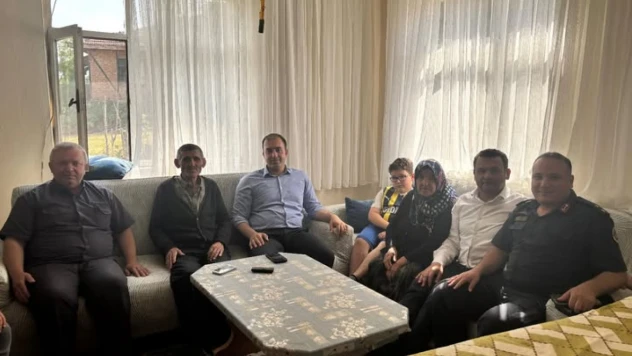 Kaymakam Kadiroğlu hanelere konuk oldu