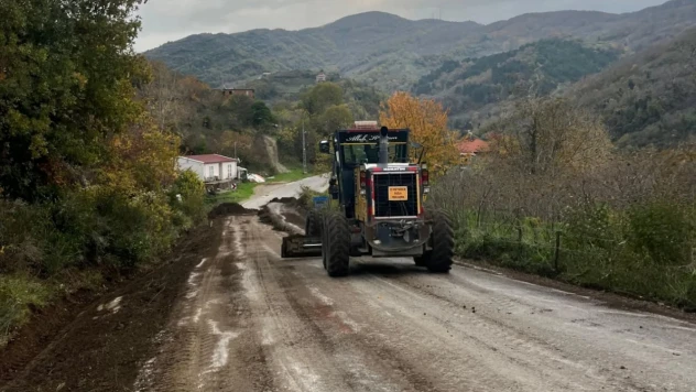 Köy Yollarında Yoğun Mesai