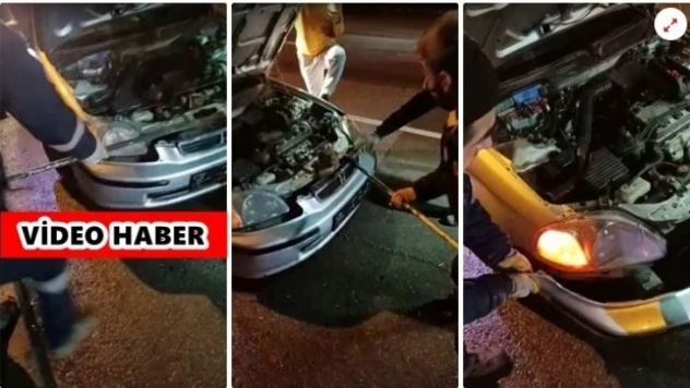 Kozcağız'da yaşanan ilginç olay