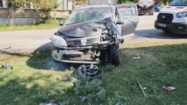 Motosiklet sürücüsünün kalbi durdu