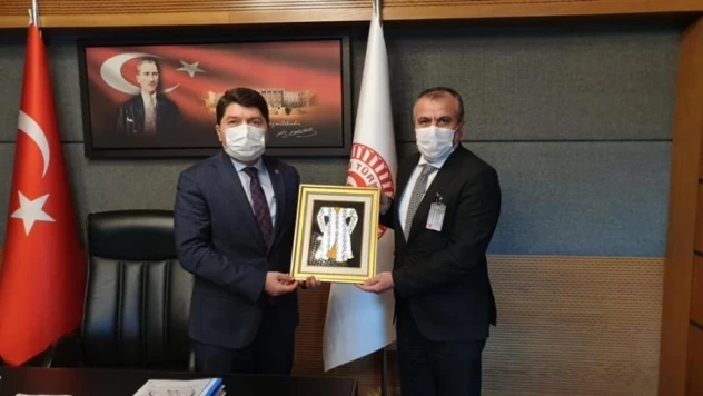 Önder ve Çetin'den Tunç'a Meclis ziyareti