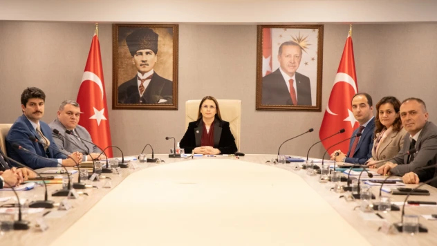 Vali Arslan Başkanlığında Seçim Güvenliği Toplantısı Gerçekleştirildi