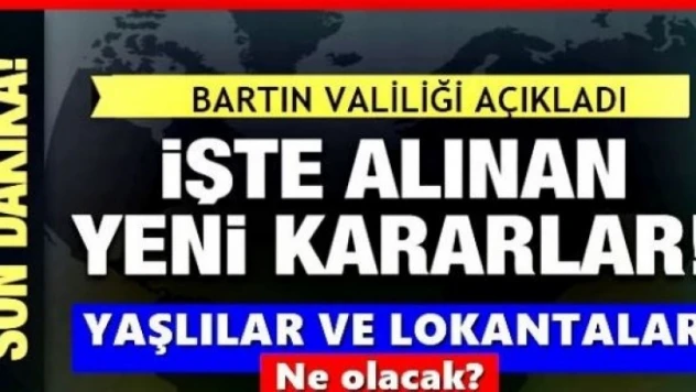 Yaşlılar ve lokantalar için genelge