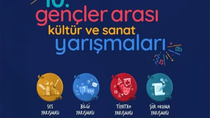 10. Gençler Arası Kültür Sanat Yarışması başvuruları başladı