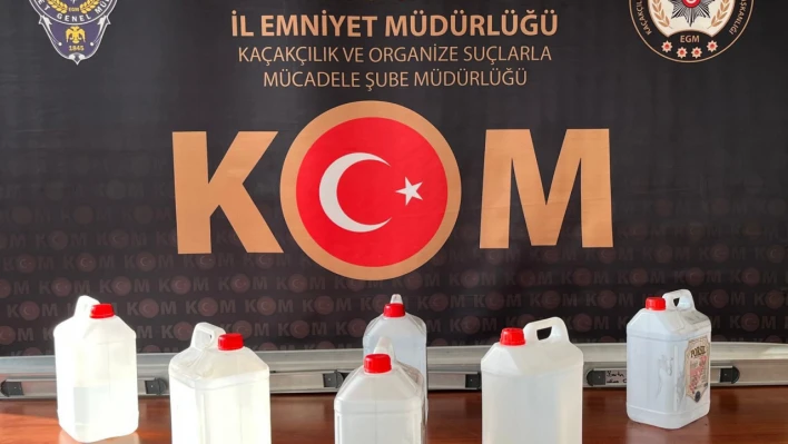 30 litre etil alkol ele geçirildi