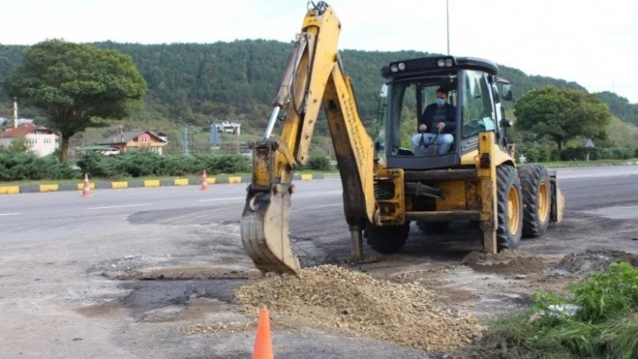 590. Sokak'taki yağmur suyu hattı genişletiliyor