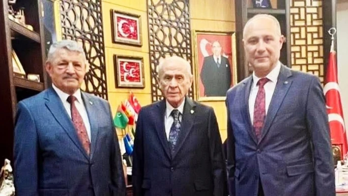 Akın ve Demir'den Bahçeli'ye ziyaret