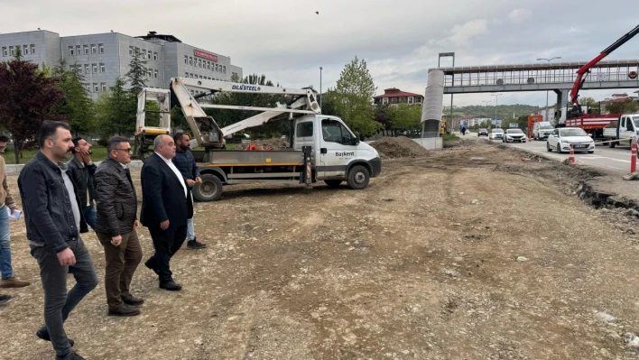 Aldatmaz kavşak projesini yerinde inceledi