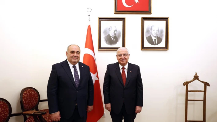 Aldatmaz, Milli Savunma Bakanı Güler'i Meclis'te Ziyaret Etti