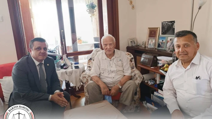 Bartın Barosu'ndan Eski Bakan Hasan Akyol'a Ziyaret