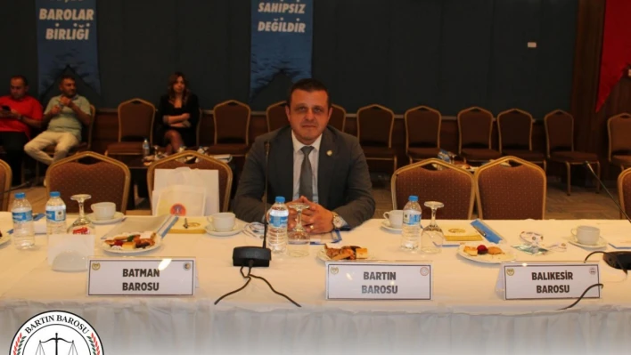 Bartın Barosu'ndan Ortak Açıklama