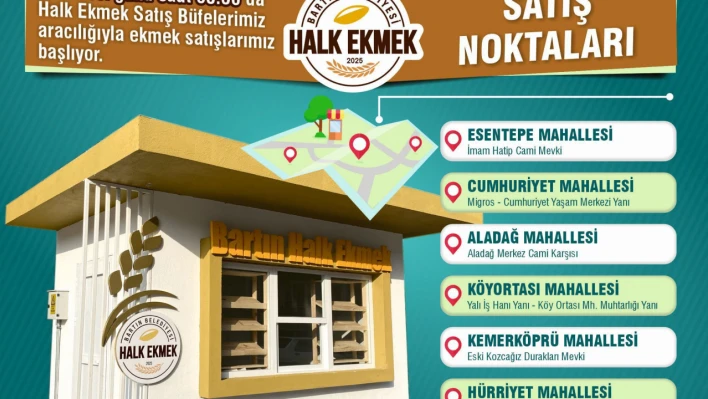 Bartın Belediyesi'nden Halk Ekmek Satışları Başladı
