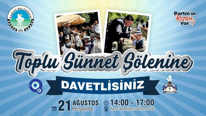 Bartın Belediyesi'nden Toplu Sünnet Şöleni