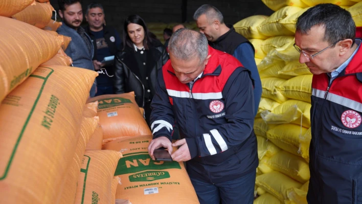 Bartın'da eş zamanlı gübre denetimi