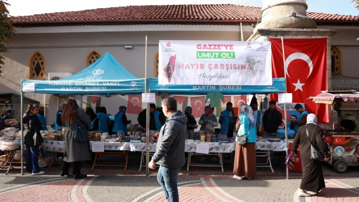 Bartın'da Filistin İçin Kardeşlik Çarşısı