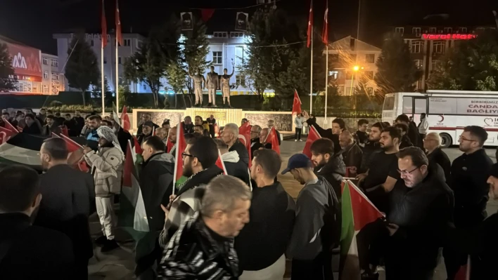 Bartın'da İsrail'in Sumud Filosu'na Saldırısı Protesto Edildi