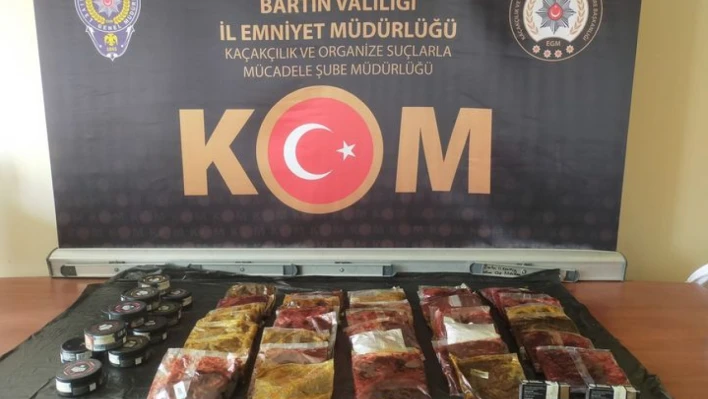 Bartın'da Kaçak Nargile Tütünü Operasyonu: