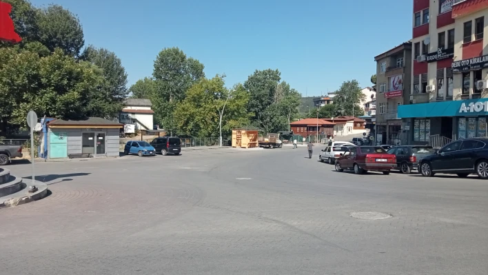 Bartın'da minibüslerin kalkış noktası değişti
