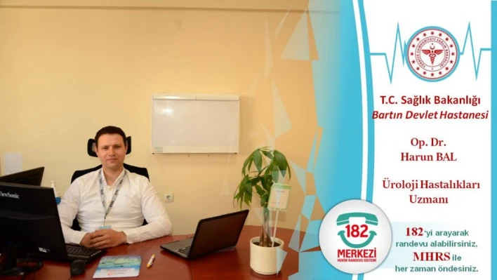 Bartın Devlet Hastanesi'ne yeni Üroloji Uzmanı