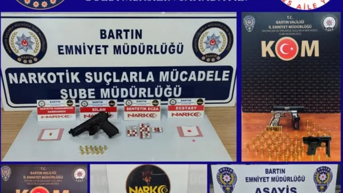 Bartın Emniyeti suç ve suçlulara göz açtırmadı