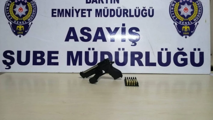 Bartın Otobüs Terminali'nde silah operasyonu