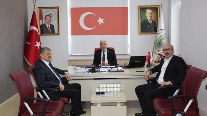 Başkan İl Genel Meclis başkanı Kenan Dursun'u ziyaret etti
