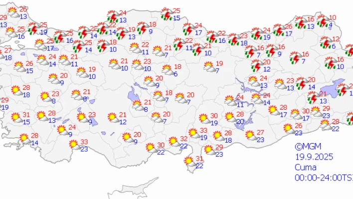 Batı Karadeniz'e Kuvvetli Yağış Uyarısı