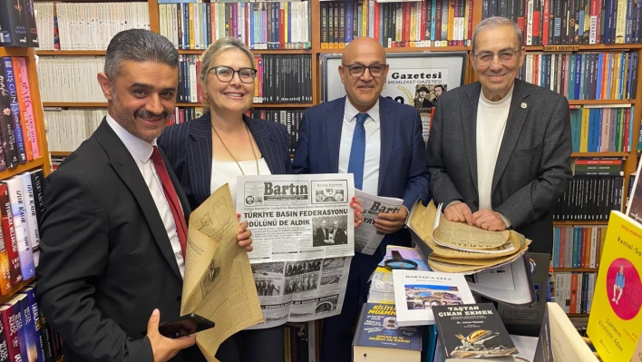 BİK'ten Bartın Gazetesi'ne tebrik ziyareti