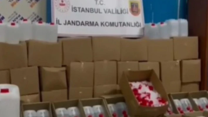 'ÇENGEL-13' operasyonlarında 10 bin 600 litre sahte alkol ele geçirildi