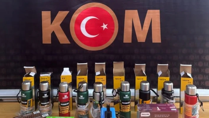 Çok sayıda gümrük kaçağı ürün ele geçirildi