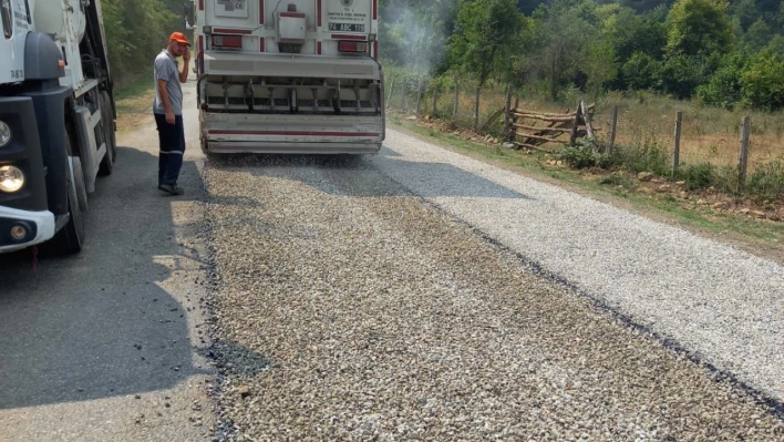 Ekiplerden hummalı yol çalışması!