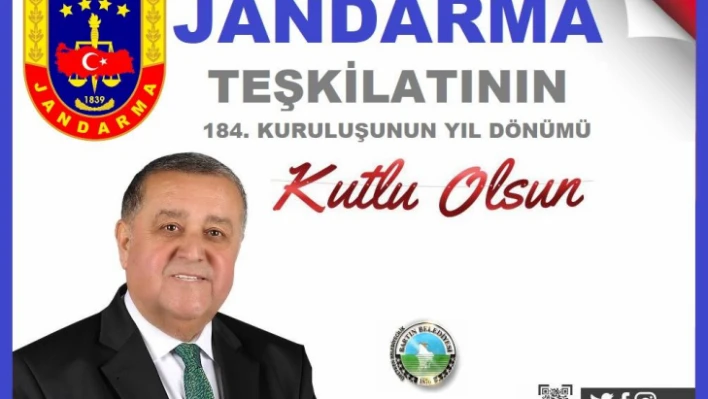 Fırıncıoğlu: 'Jandarma 184 yıldır vatan nöbetinde'