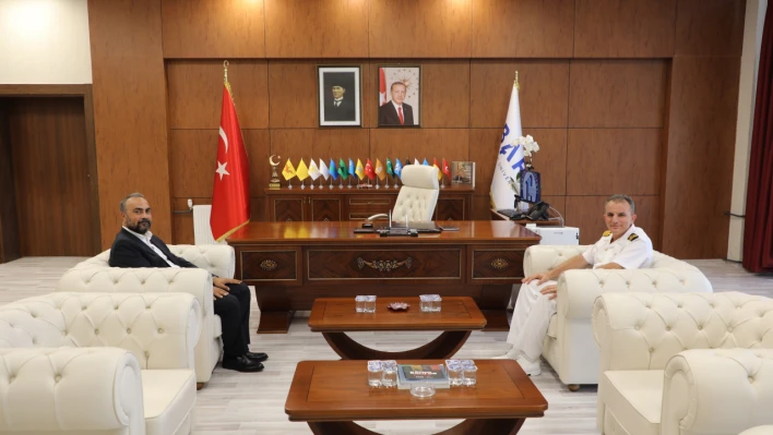 Garnizon Komutanı Şahin'den Rektör Akkaya'ya veda