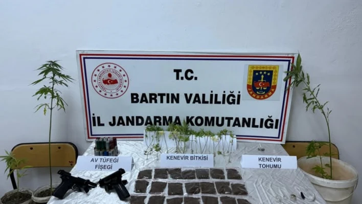 Gömü'de uyuşturucu operasyonu
