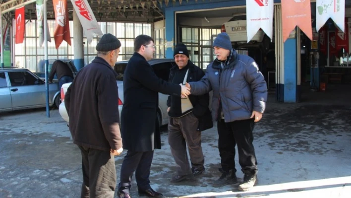 Tunç'tan esnafa referandum bilgilendirmesi