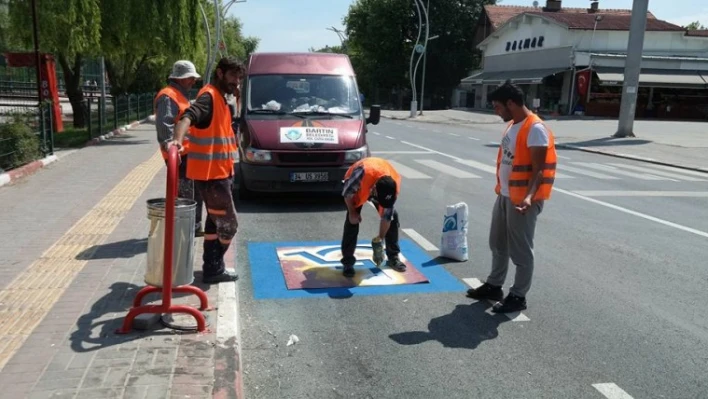 Engelli vatandaşlar için park alanları oluşturuluyor