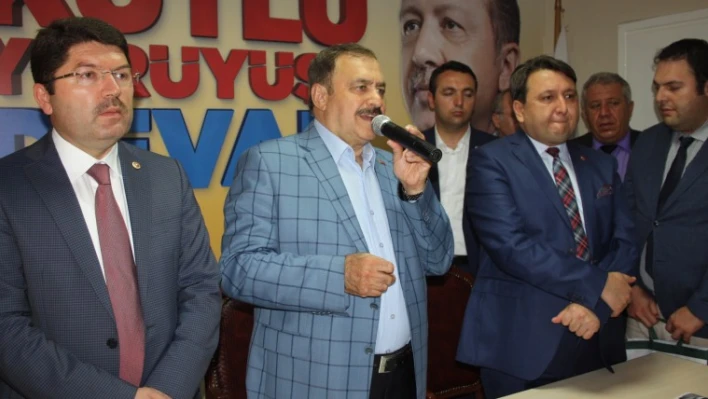 BAKAN EROĞLU, HEDEFİ GÖSTERDİ