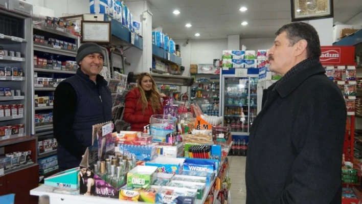 Bülent Ecevit bulvarı esnafına ziyaret